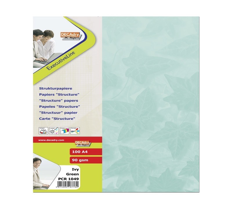 Pack 100 A4 90g. Ivy vert - Leader Ink