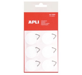 12 ATTACHES CADRE D30MM AUTOCOLLANTS